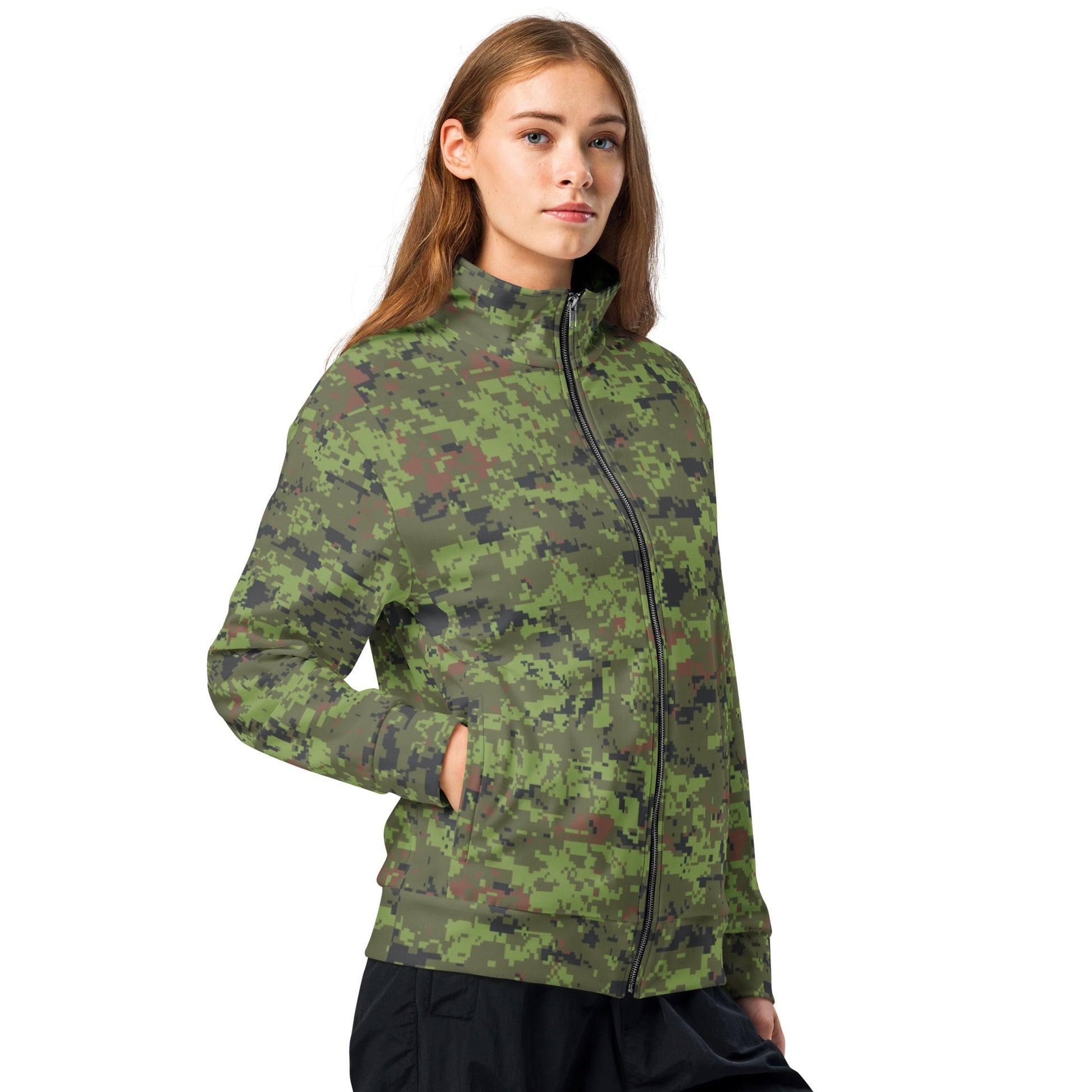 Estonian Digital CAMO Unisex track jacket - Track Jackets