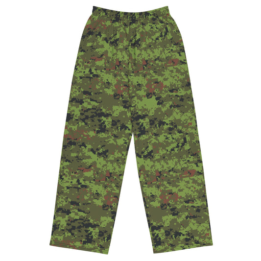 Estonian Digital CAMO unisex wide-leg pants - 2XS - Wide-leg Pants