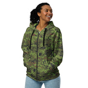 Digital Baltic Woodland CAMO Unisex Zip Hoodie