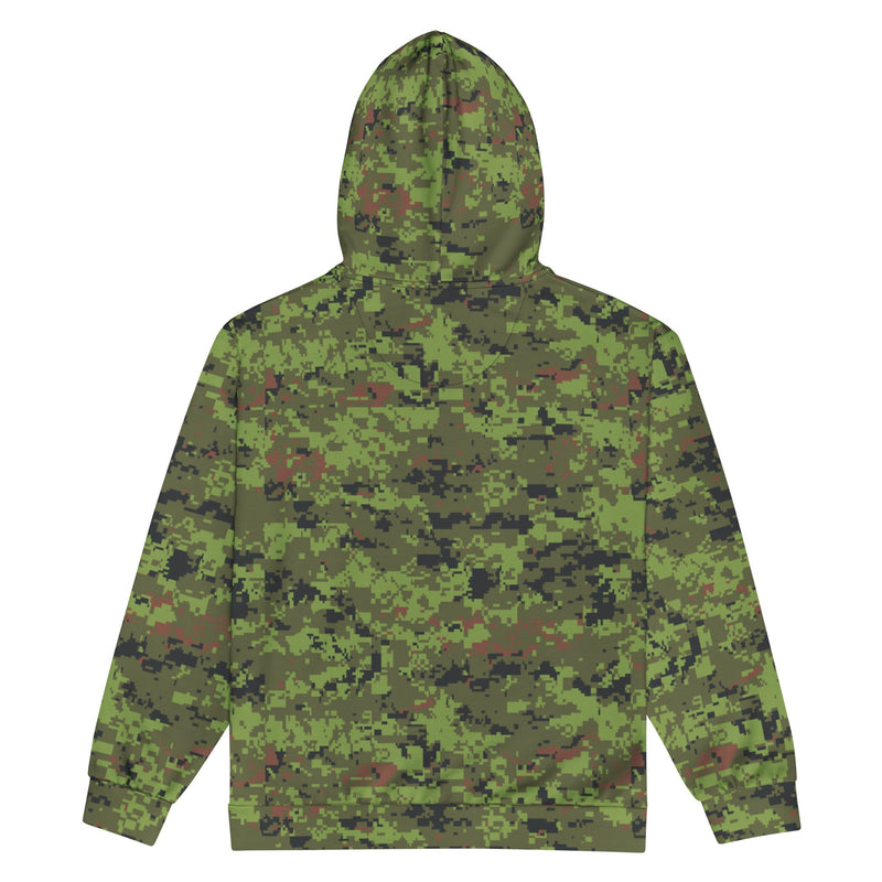 Digital Baltic Woodland CAMO Unisex Zip Hoodie