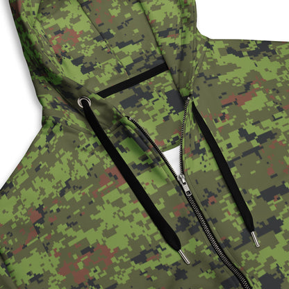Estonian Digital CAMO Unisex zip hoodie - Zip Hoodies