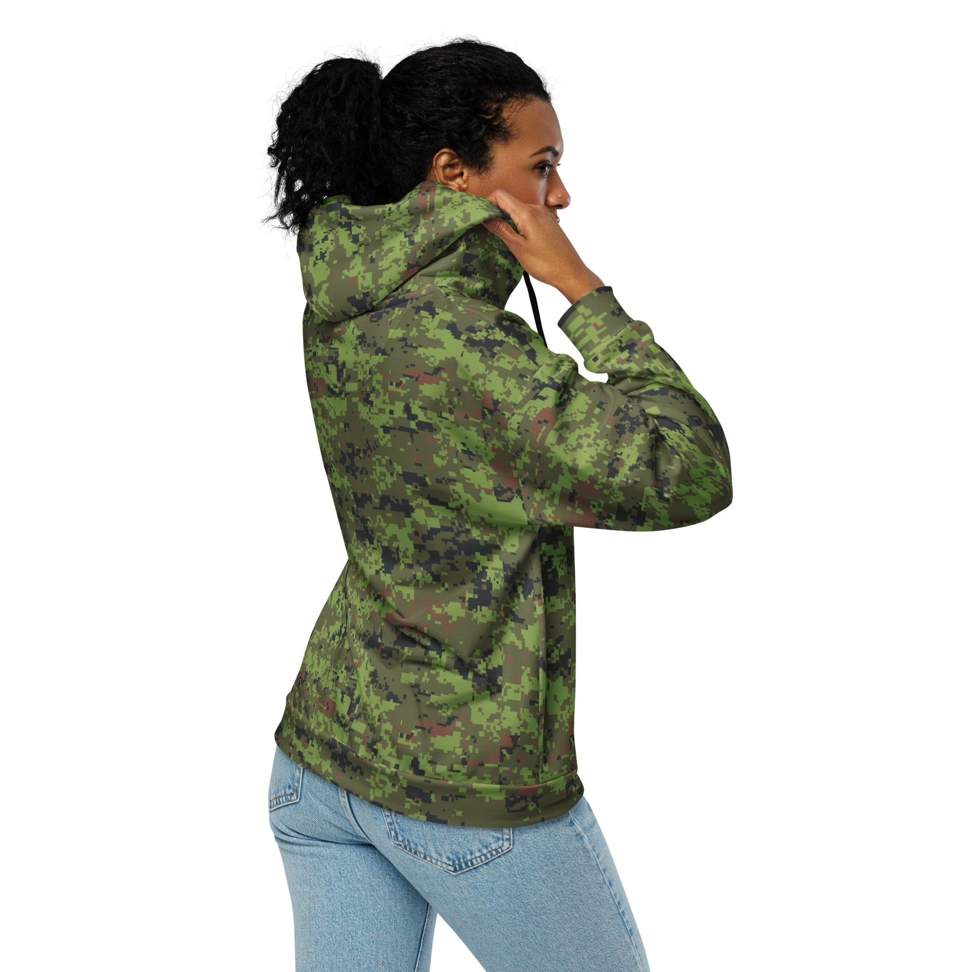 Estonian Digital CAMO Unisex zip hoodie - Zip Hoodies