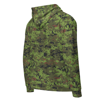 Estonian Digital CAMO Unisex zip hoodie - Zip Hoodies
