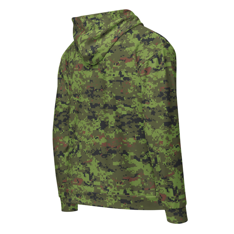 Digital Baltic Woodland CAMO Unisex Zip Hoodie