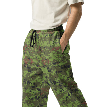 Estonian Digital CAMO Wide-leg joggers - Joggers