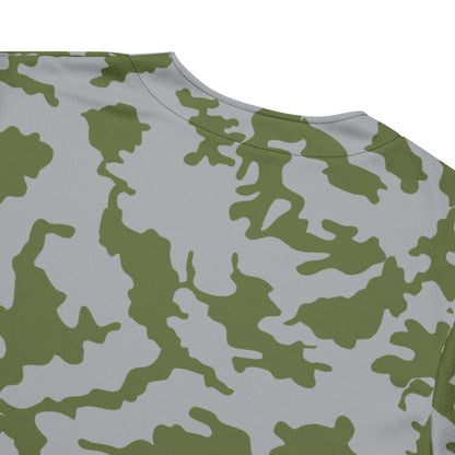 Fallout 3 Operation Anchorage Snow CAMO baseball jersey - Baseball Jerseys