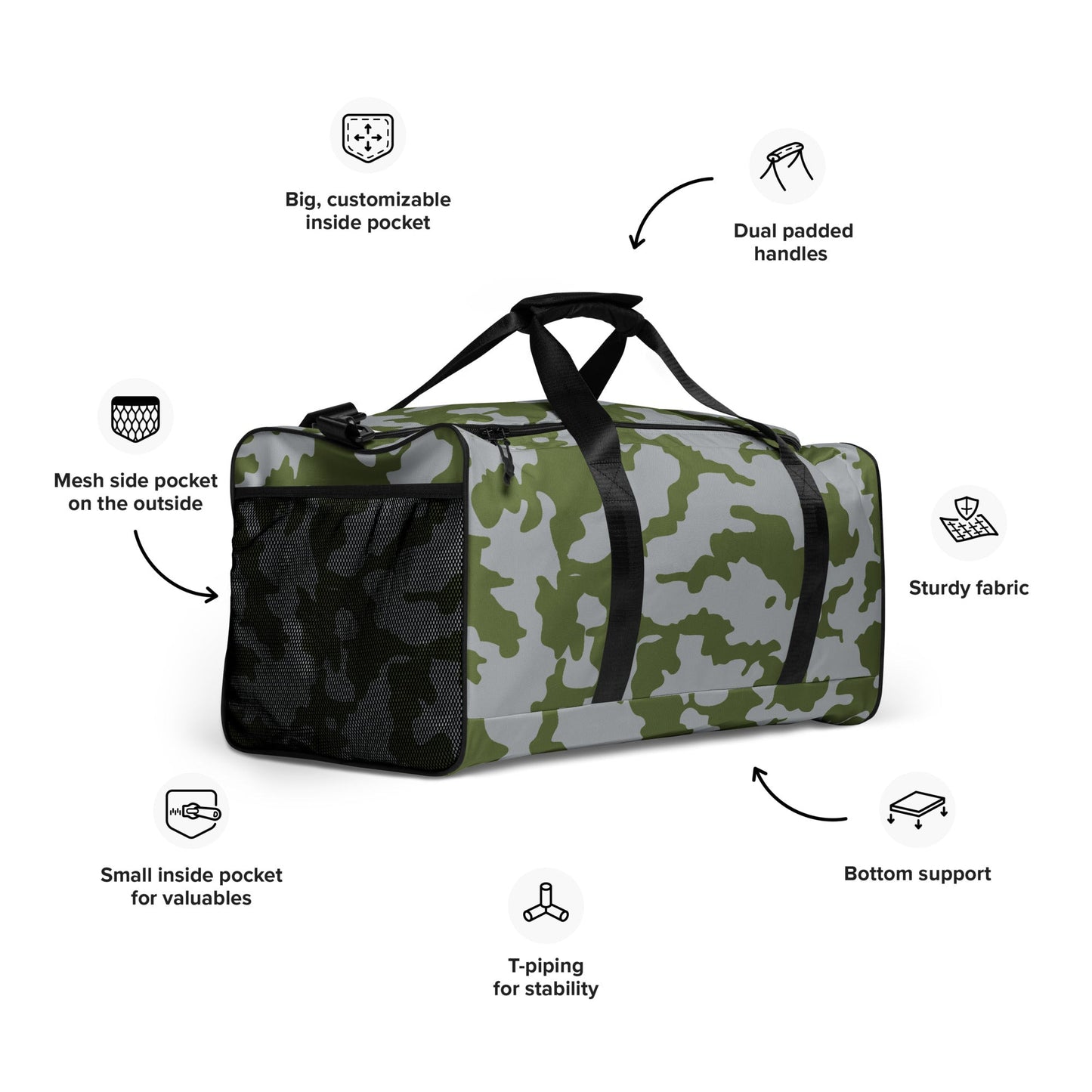 Fallout 3 Operation Anchorage Snow CAMO Duffle bag - Bags