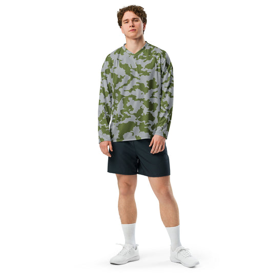 Fallout 3 Operation Anchorage Snow CAMO hockey fan jersey - Hockey Jerseys