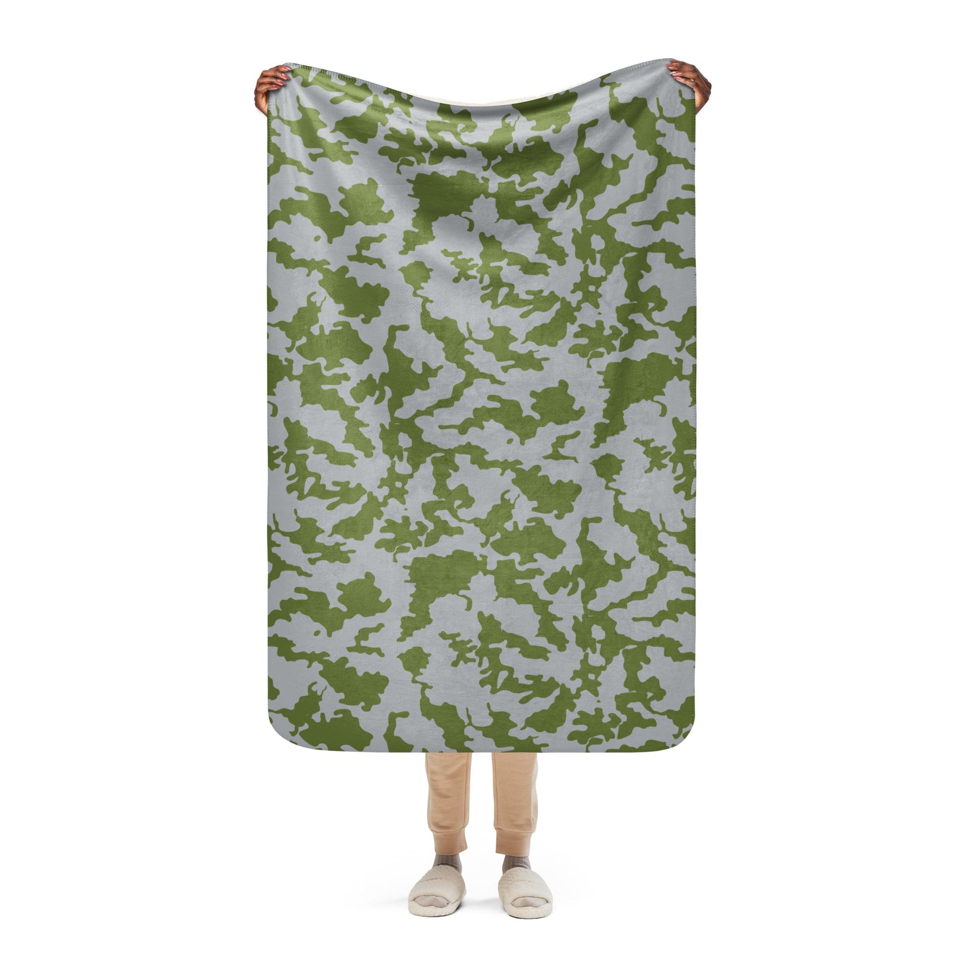 Fallout 3 Operation Anchorage Snow CAMO Sherpa blanket - 37″×57″ - Blanket