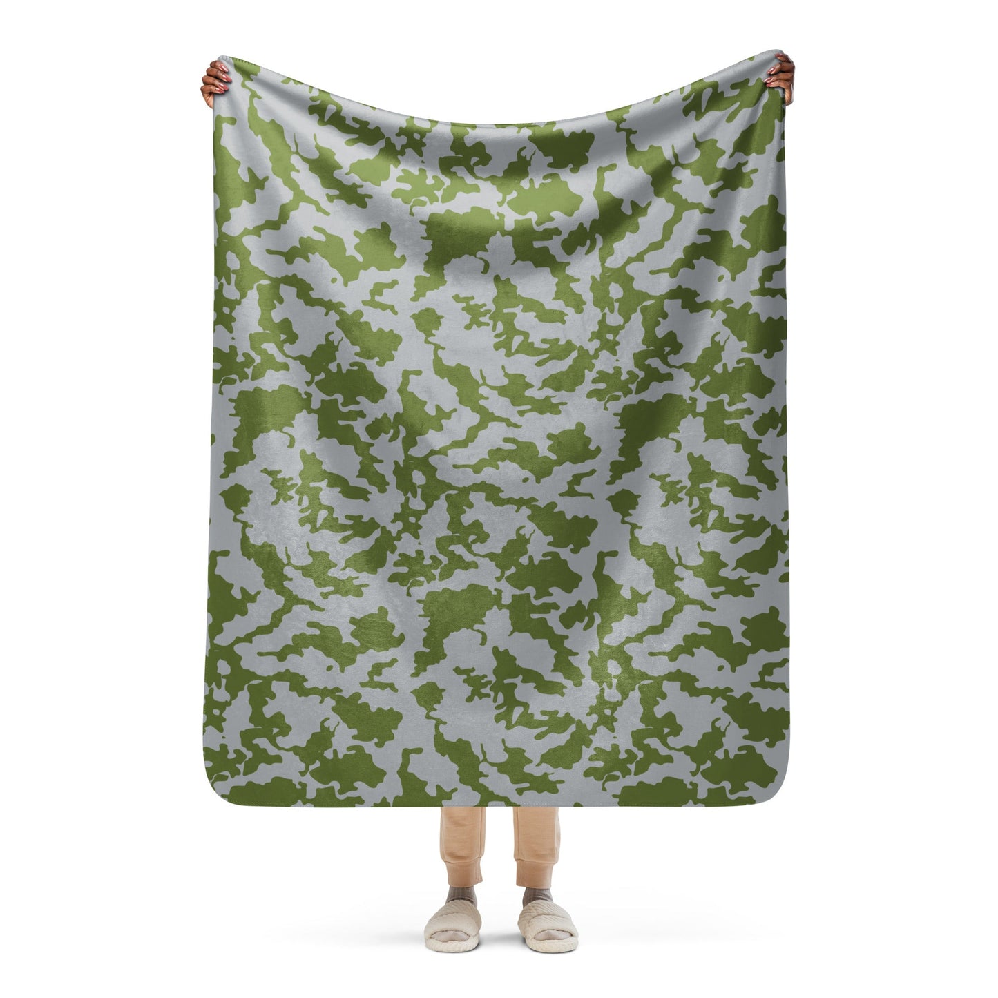 Fallout 3 Operation Anchorage Snow CAMO Sherpa blanket - 50″×60″ - Blanket