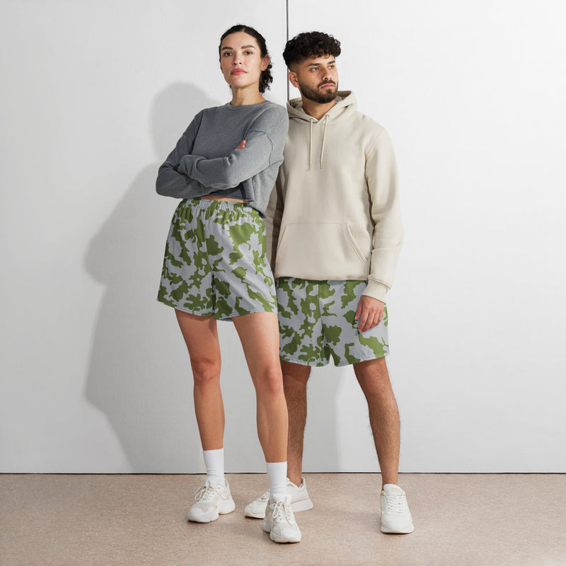 Frozen Front CAMO Unisex Athletic Long Shorts