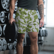 Frozen Front CAMO Unisex Athletic Long Shorts - 2XS