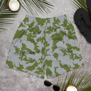 Frozen Front CAMO Unisex Athletic Long Shorts