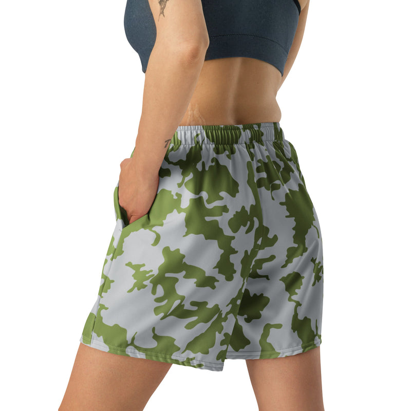Frozen Front CAMO Unisex Athletic Long Shorts