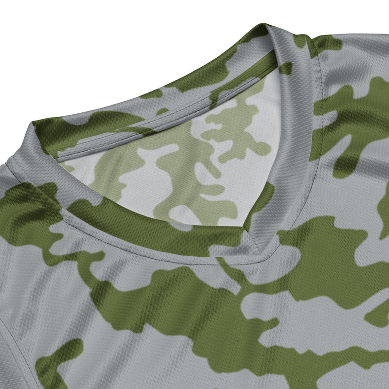 Frozen Front CAMO Unisex Basketball Jersey