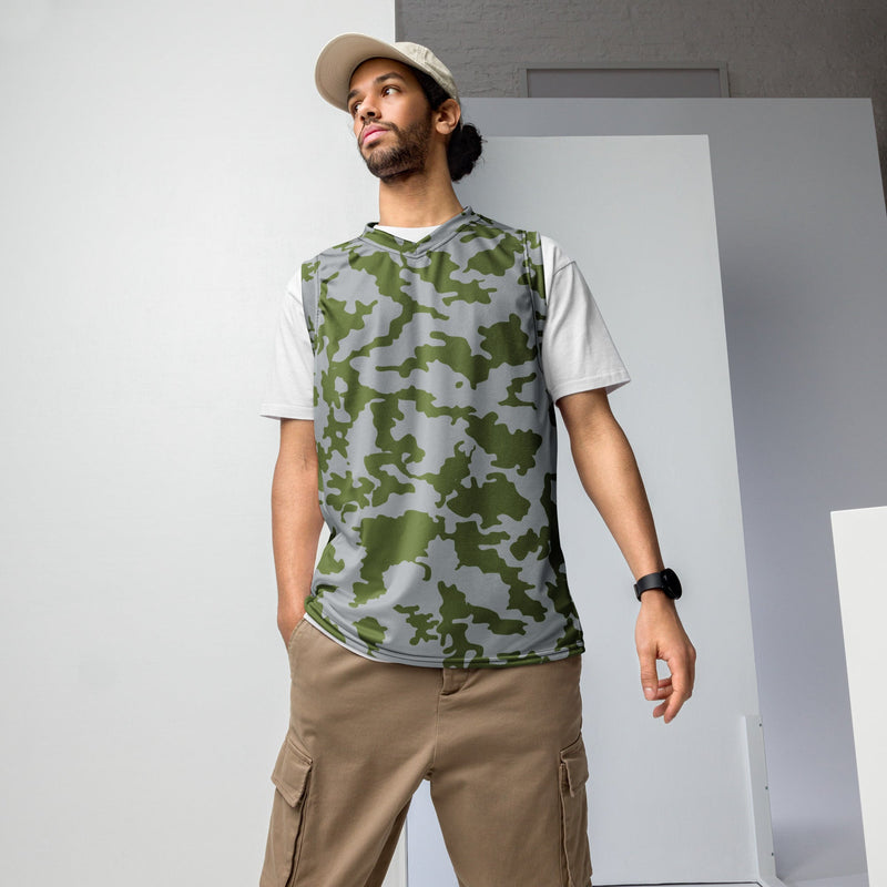 Frozen Front CAMO Unisex Basketball Jersey - 2XS