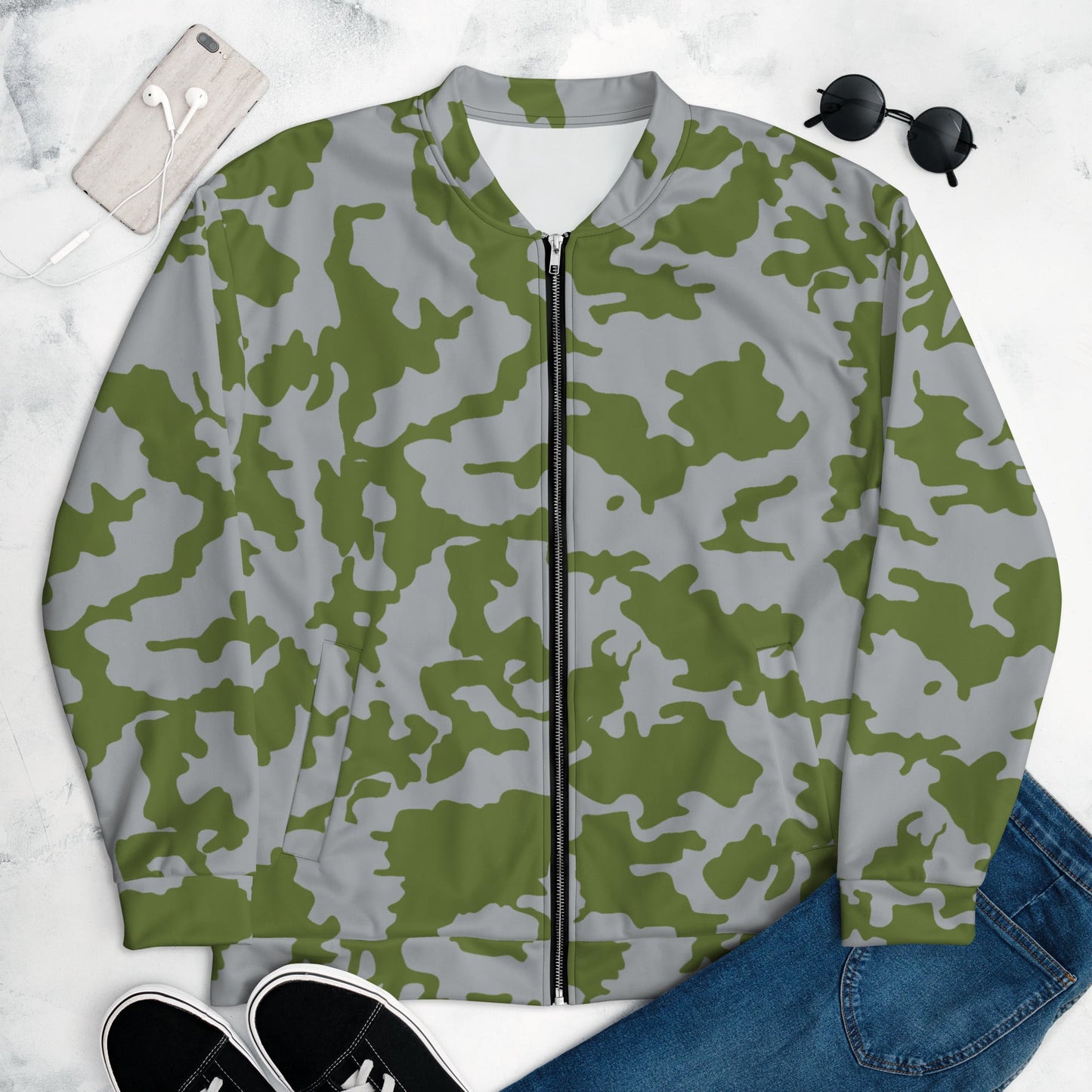 Fallout 3 Operation Anchorage Snow CAMO Unisex Bomber Jacket - Jackets