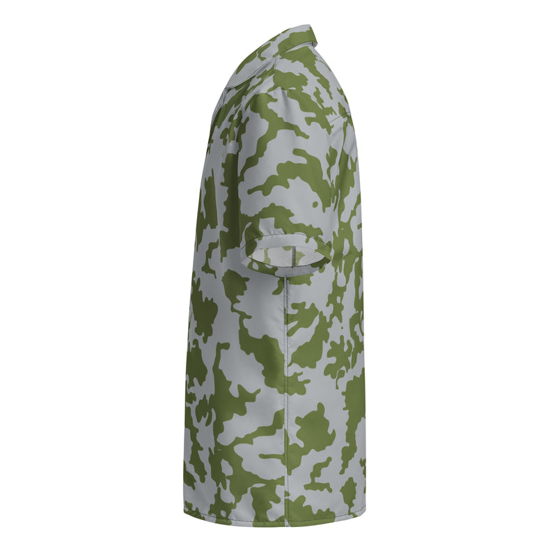 Frozen Front CAMO Unisex Short-Sleeve Button Shirt - Button-Up