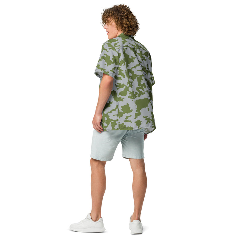Frozen Front CAMO Unisex Short-Sleeve Button Shirt - Button-Up