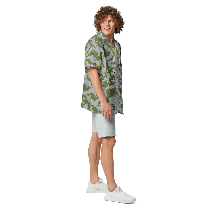 Frozen Front CAMO Unisex Short-Sleeve Button Shirt - Button-Up