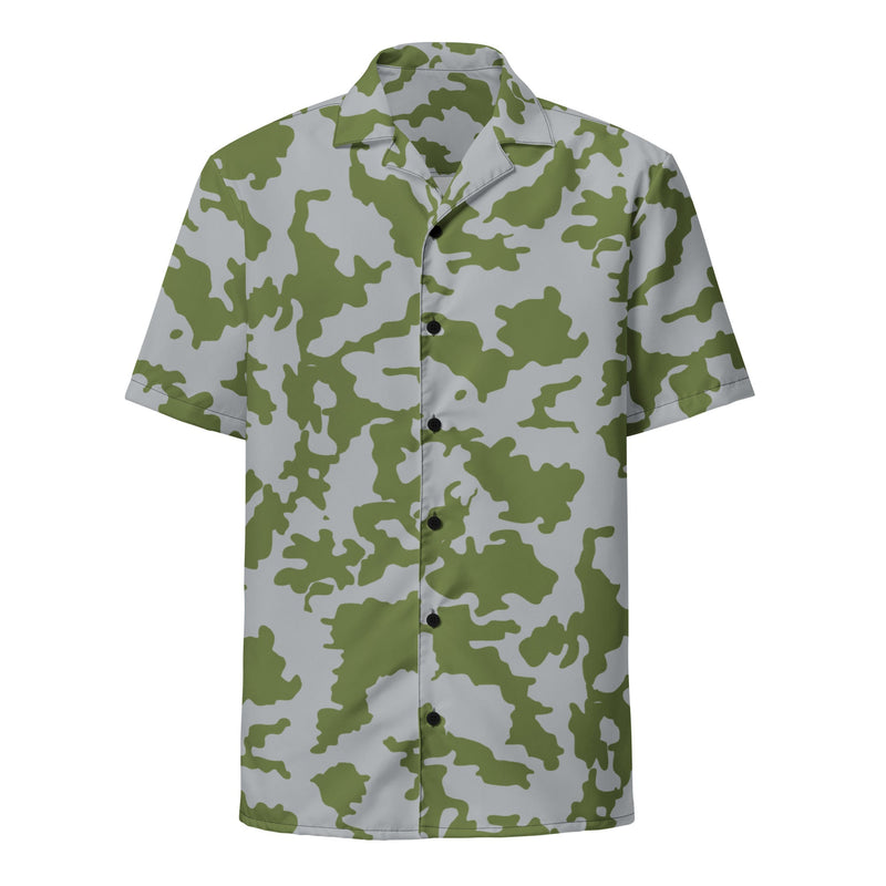 Frozen Front CAMO Unisex Short-Sleeve Button Shirt - Button-Up