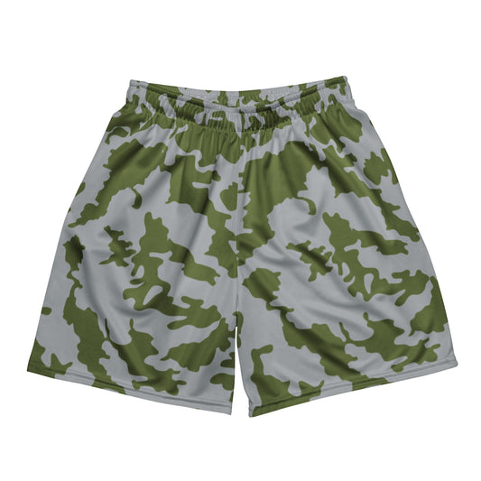 Fallout 3 Operation Anchorage Snow CAMO Unisex mesh shorts - 2XS - Mesh Shorts