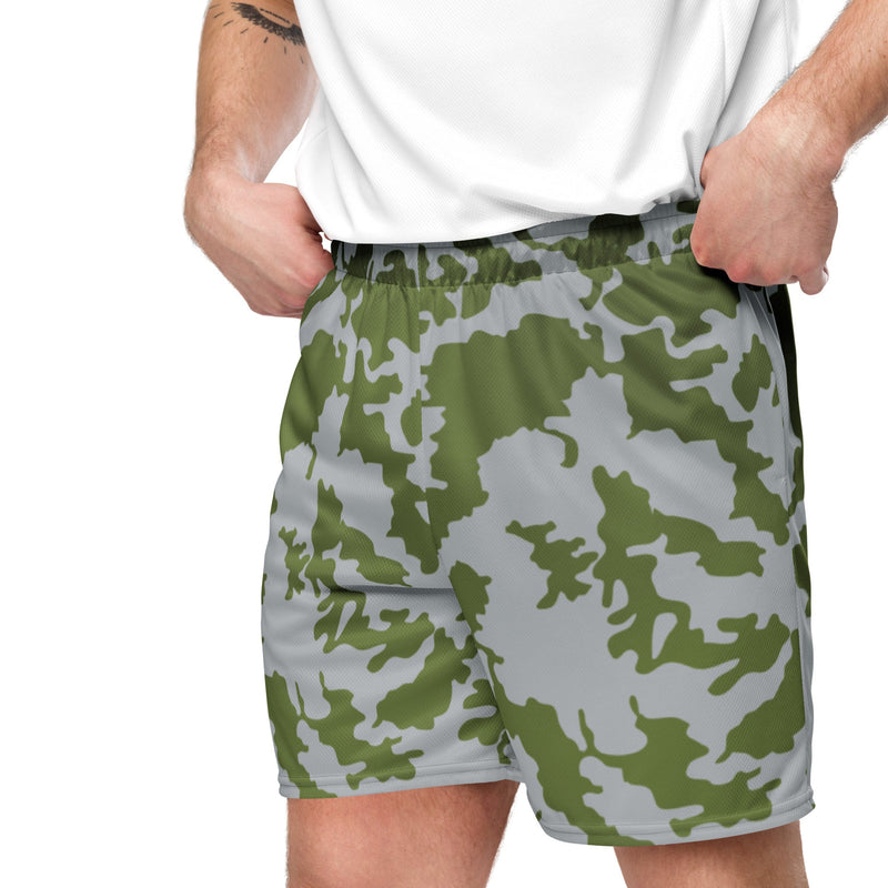 Frozen Front CAMO Unisex Mesh Shorts