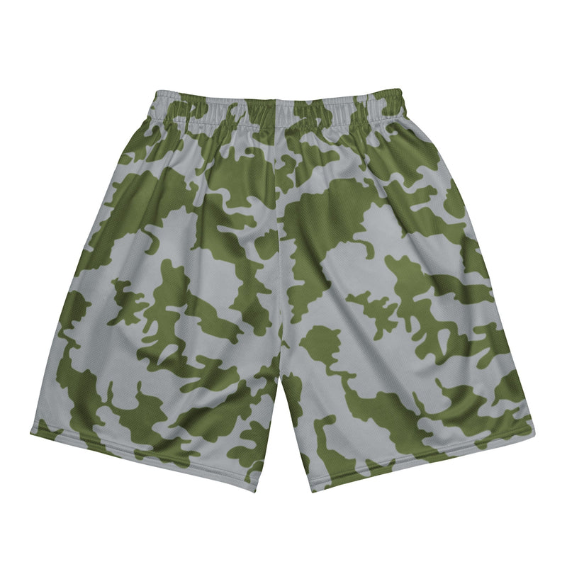 Frozen Front CAMO Unisex Mesh Shorts