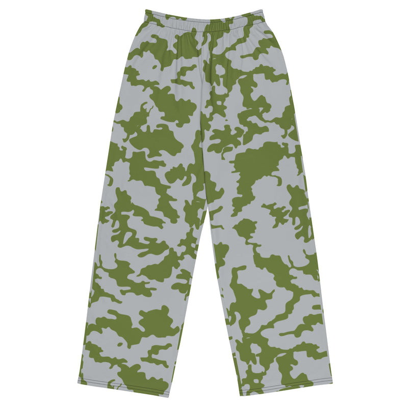 Frozen Front CAMO Unisex Wide-Leg Leisure Pants - 2XS