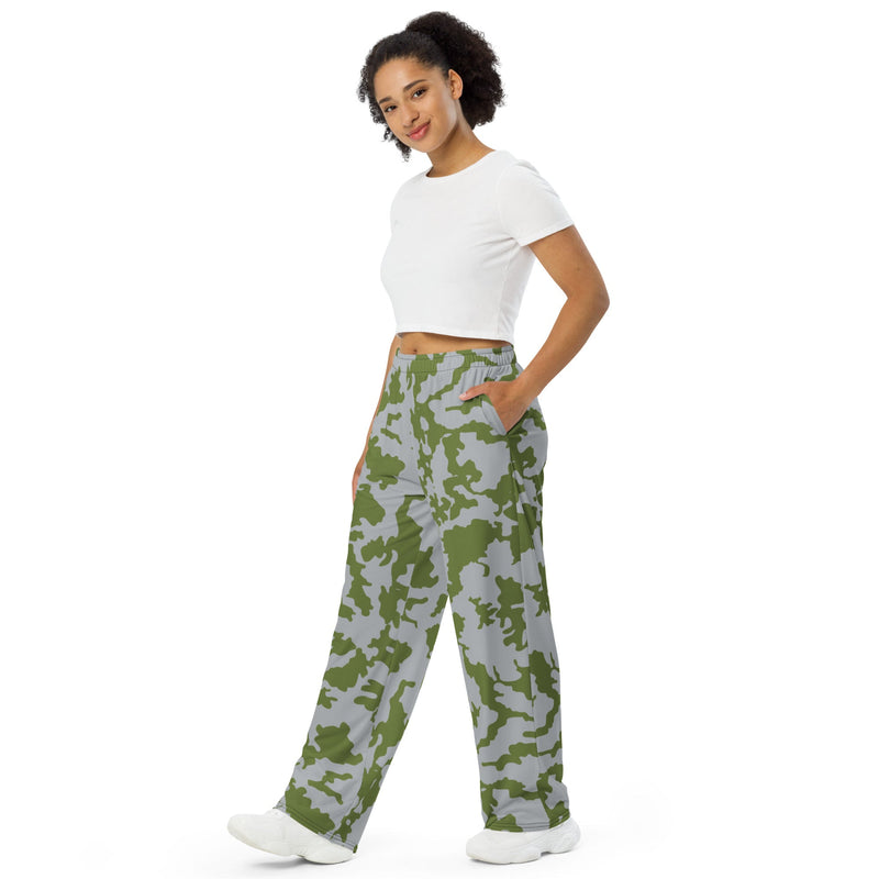 Frozen Front CAMO Unisex Wide-Leg Leisure Pants