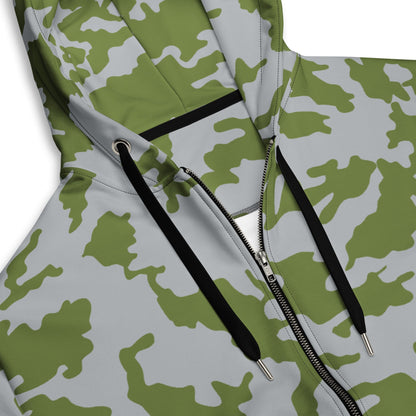 Fallout 3 Operation Anchorage Snow CAMO Unisex Zip Hoodie