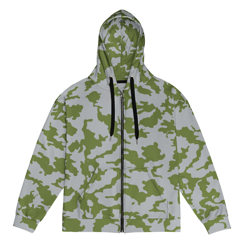 Frozen Front CAMO Unisex Zip Hoodie - 2XS