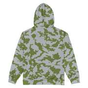 Frozen Front CAMO Unisex Zip Hoodie