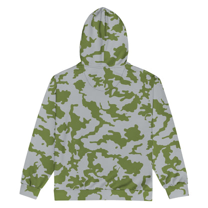 Fallout 3 Operation Anchorage Snow CAMO Unisex Zip Hoodie