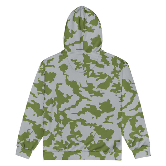 Fallout 3 Operation Anchorage Snow CAMO Unisex zip hoodie - Zip Hoodies