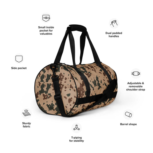 Finnish Hellepuku Desert CAMO gym bag - Gym Bags