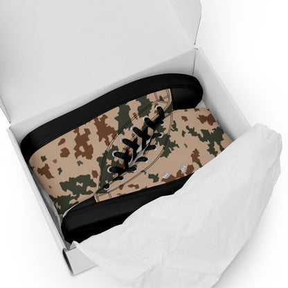 Finnish Hellepuku Desert CAMO Mens high top canvas shoes High Top Canvas Shoes