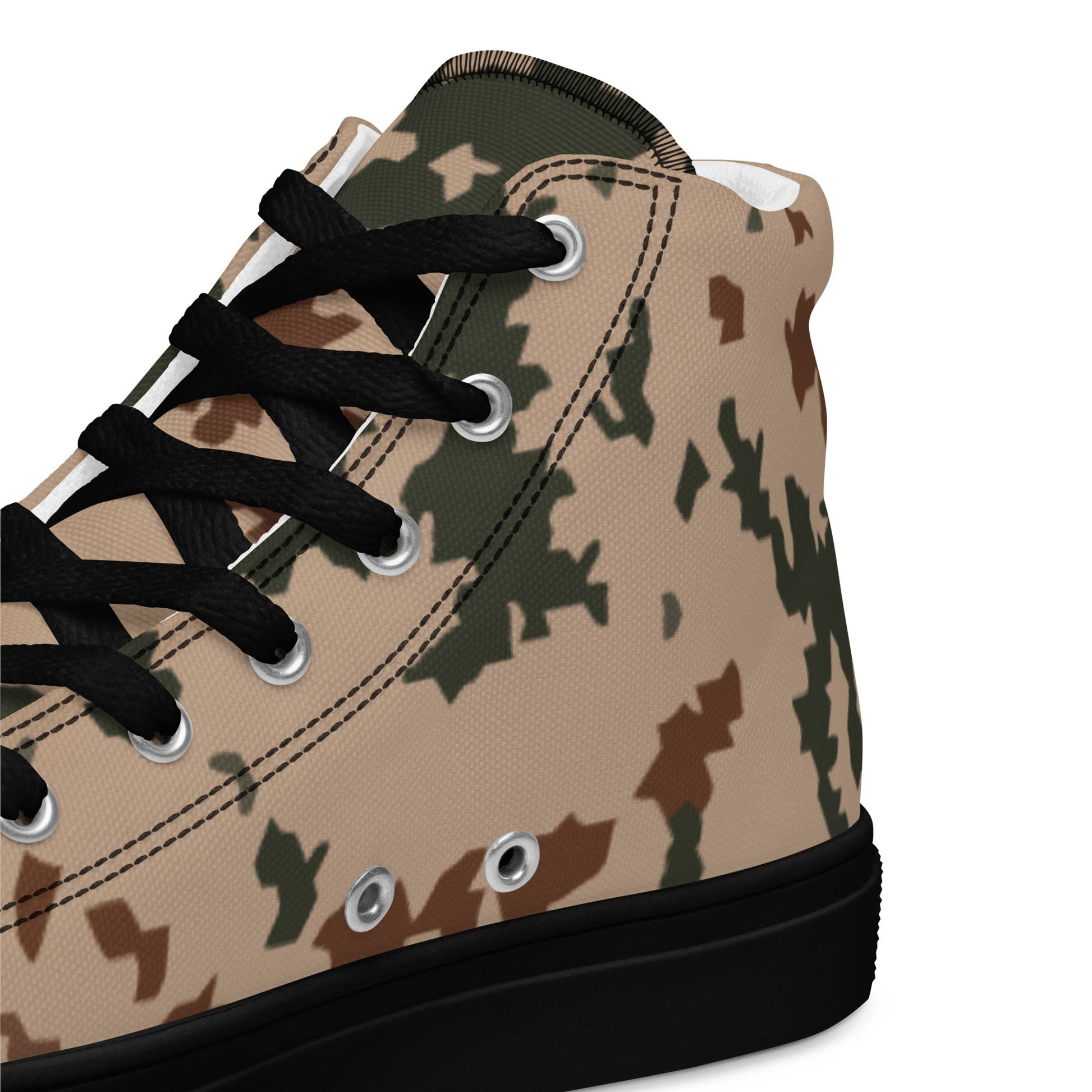 Finnish Hellepuku Desert CAMO Mens high top canvas shoes High Top Canvas Shoes