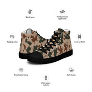 Hellepuku Desert CAMO Mens High-Top Canvas Shoes