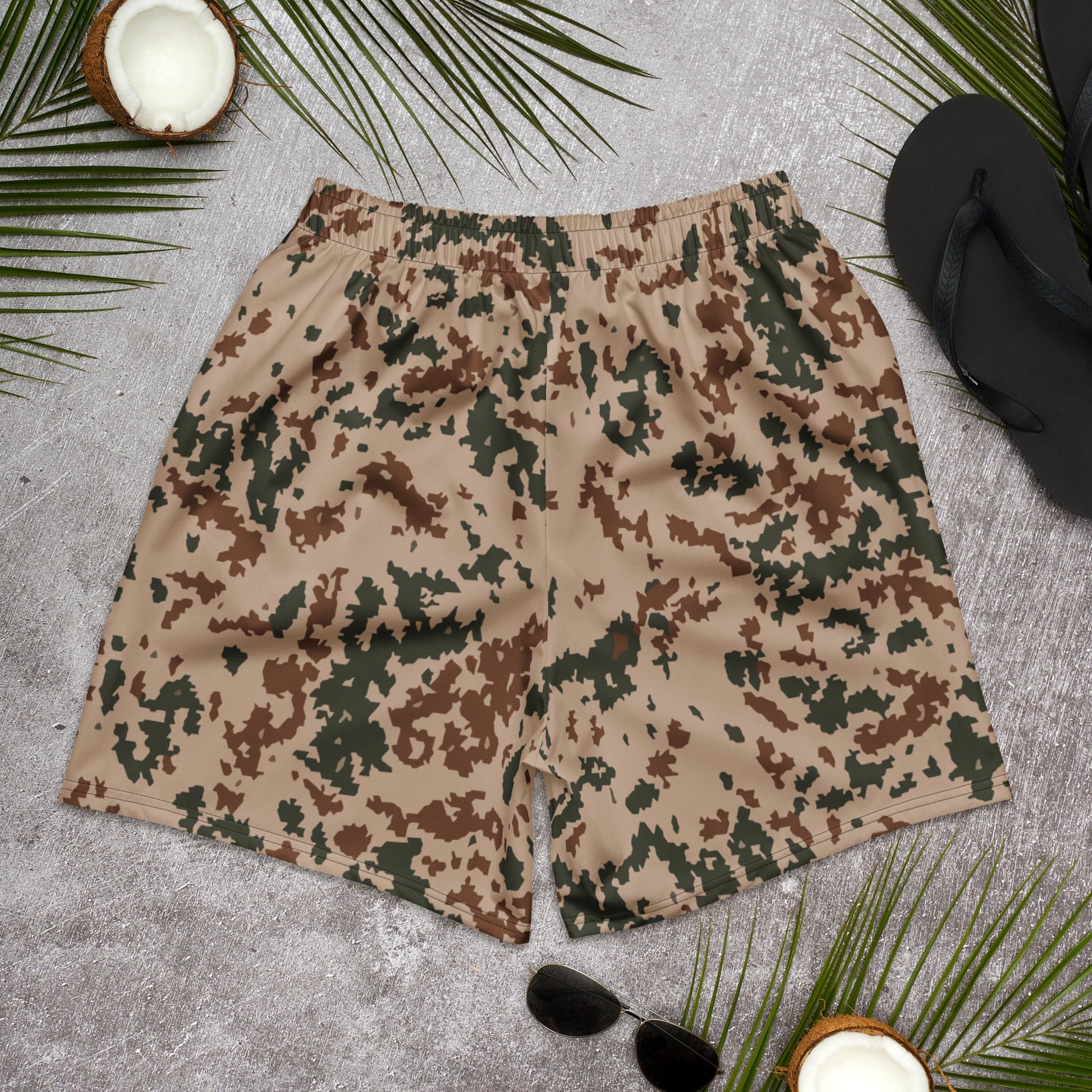 Finnish Hellepuku Desert CAMO Unisex Athletic Long Shorts
