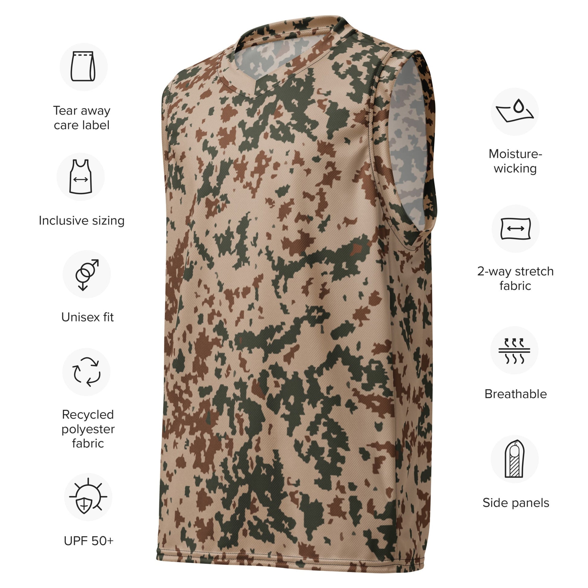 Finnish Hellepuku Desert CAMO unisex basketball jersey Basketball Jerseys