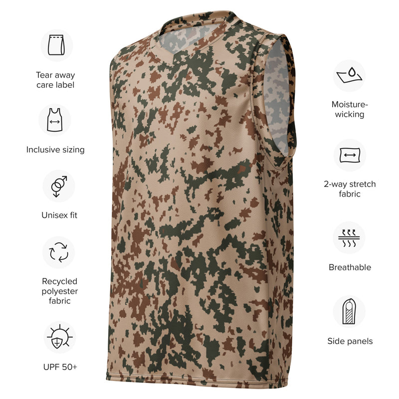 Hellepuku Desert CAMO Unisex Basketball Jersey
