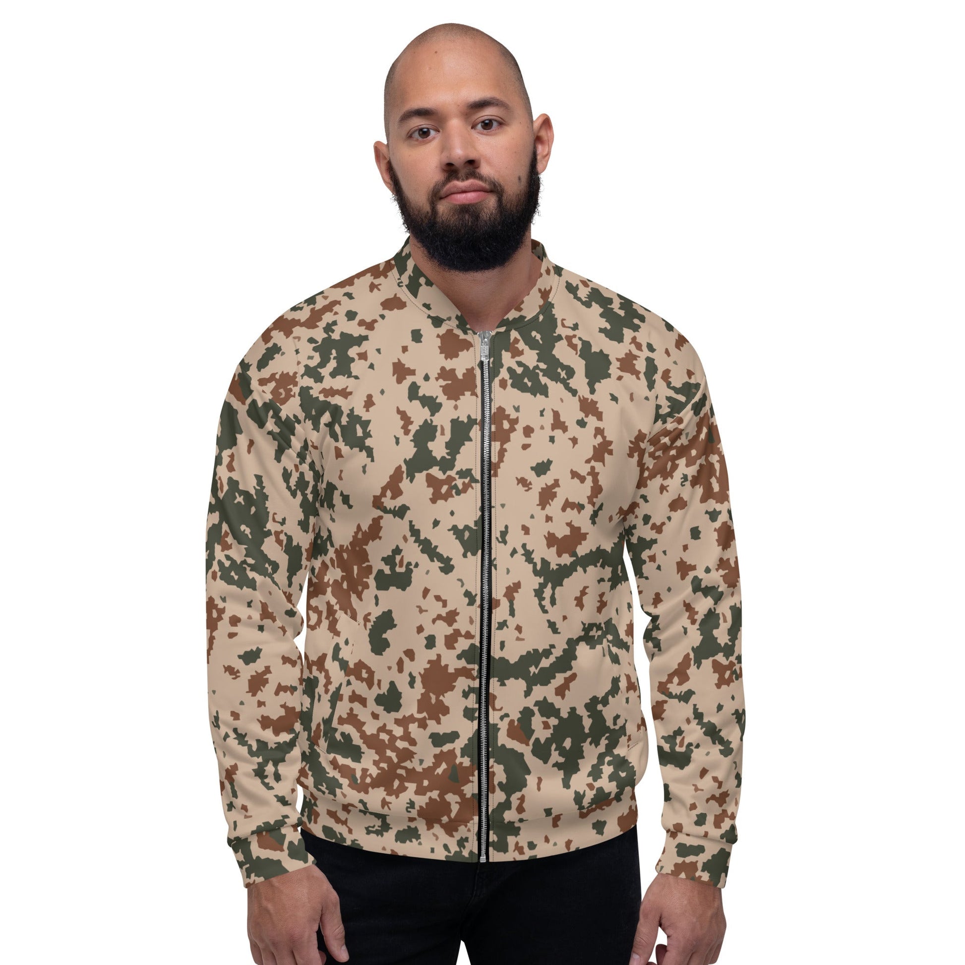 Finnish Hellepuku Desert CAMO Unisex Bomber Jacket - Jackets