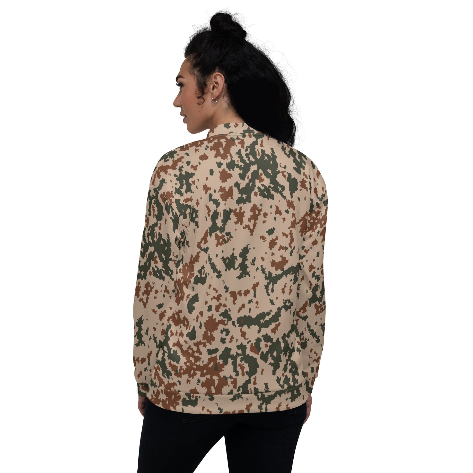 Finnish Hellepuku Desert CAMO Unisex Bomber Jacket - Jackets