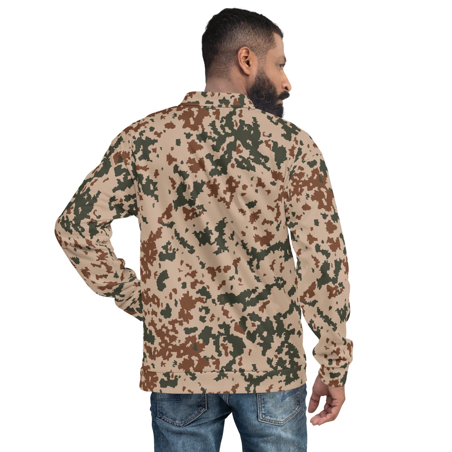 Finnish Hellepuku Desert CAMO Unisex Bomber Jacket - Jackets