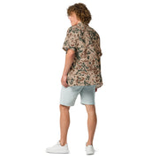 Hellepuku Desert CAMO Unisex Short-Sleeve Button Shirt - Button-Up