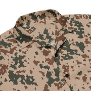 Hellepuku Desert CAMO Unisex Short-Sleeve Button Shirt - Button-Up