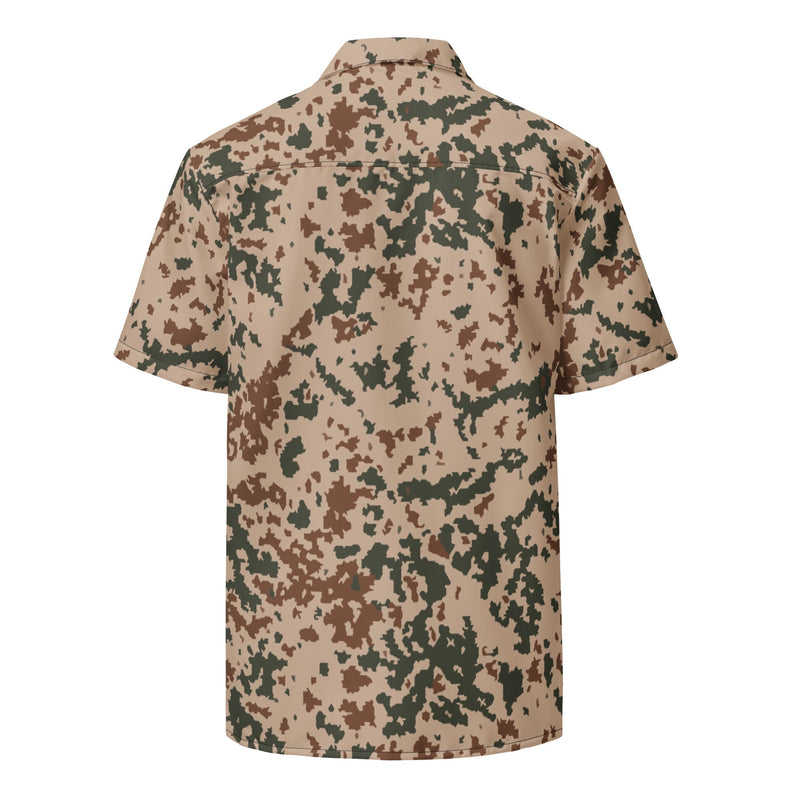 Hellepuku Desert CAMO Unisex Short-Sleeve Button Shirt - Button-Up