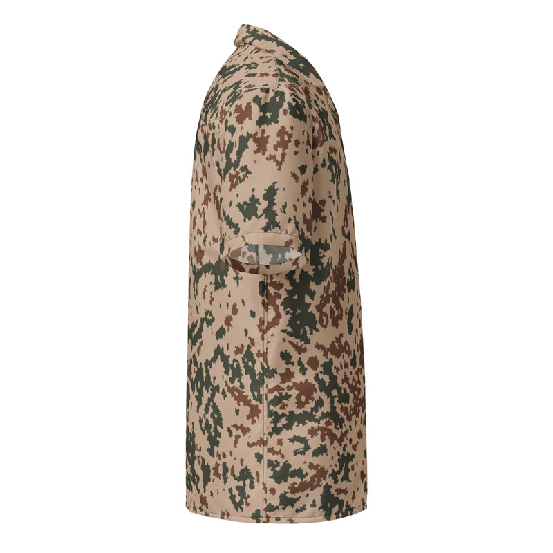 Hellepuku Desert CAMO Unisex Short-Sleeve Button Shirt - Button-Up
