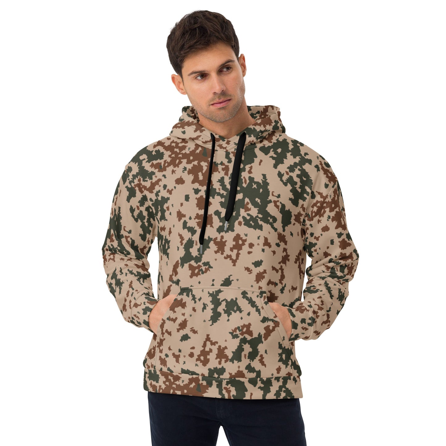 Finnish Hellepuku Desert CAMO Unisex Hoodie - 2XS - Hoodies